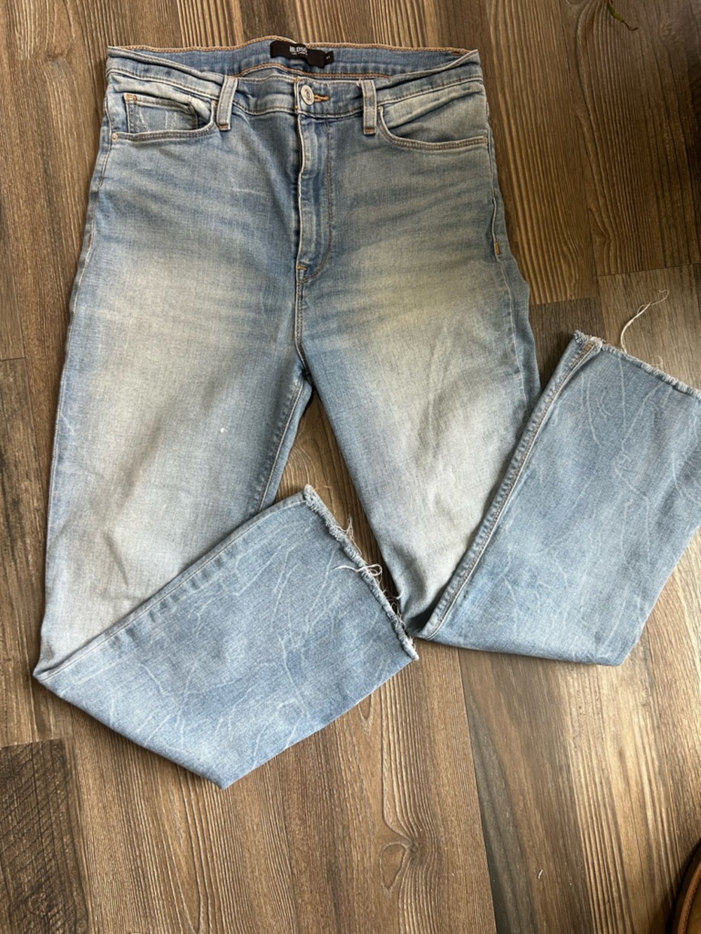 Women’s Hudson Jeans Faded Light Blue Straight Jeans